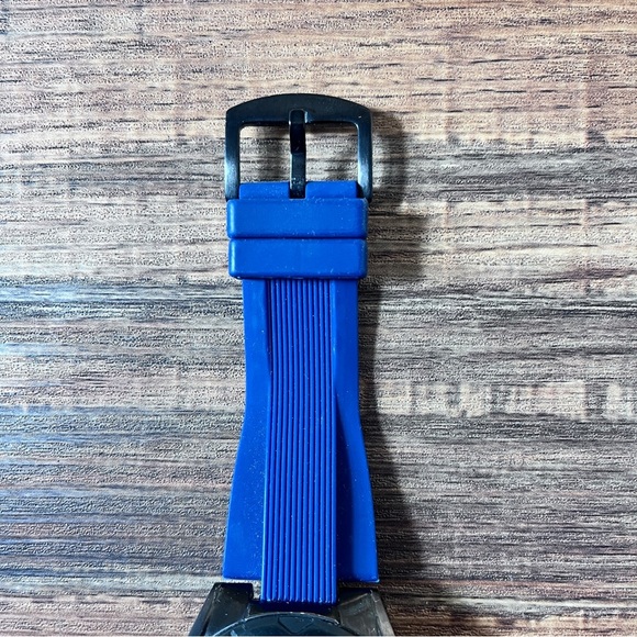 Men's Citizen Eco-Drive BRT Chronograph Watch Navy Blue Band - Picture 3 of 9